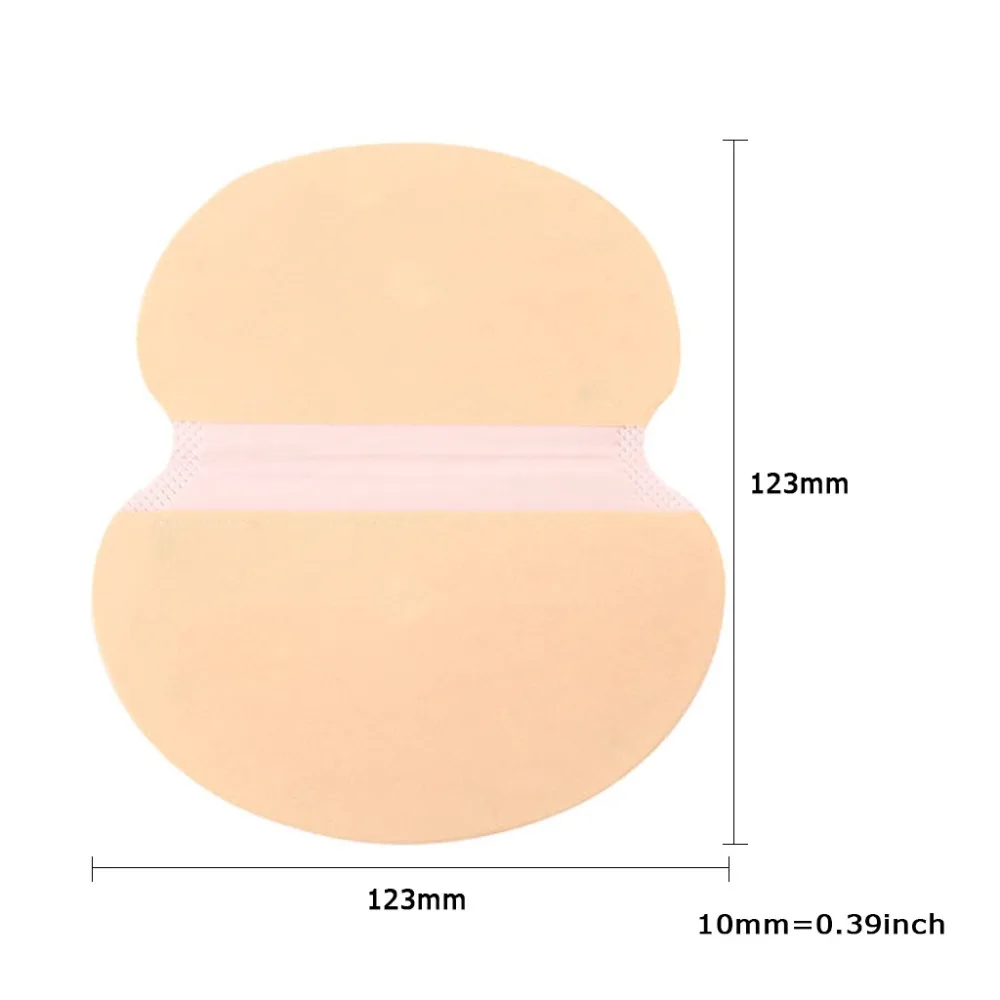 20 Pcs Underarm Sweat Pad Stickers Fight Hyperhidrosis Armpit Sweat Absorb Guard 11.3cmx12.3cm