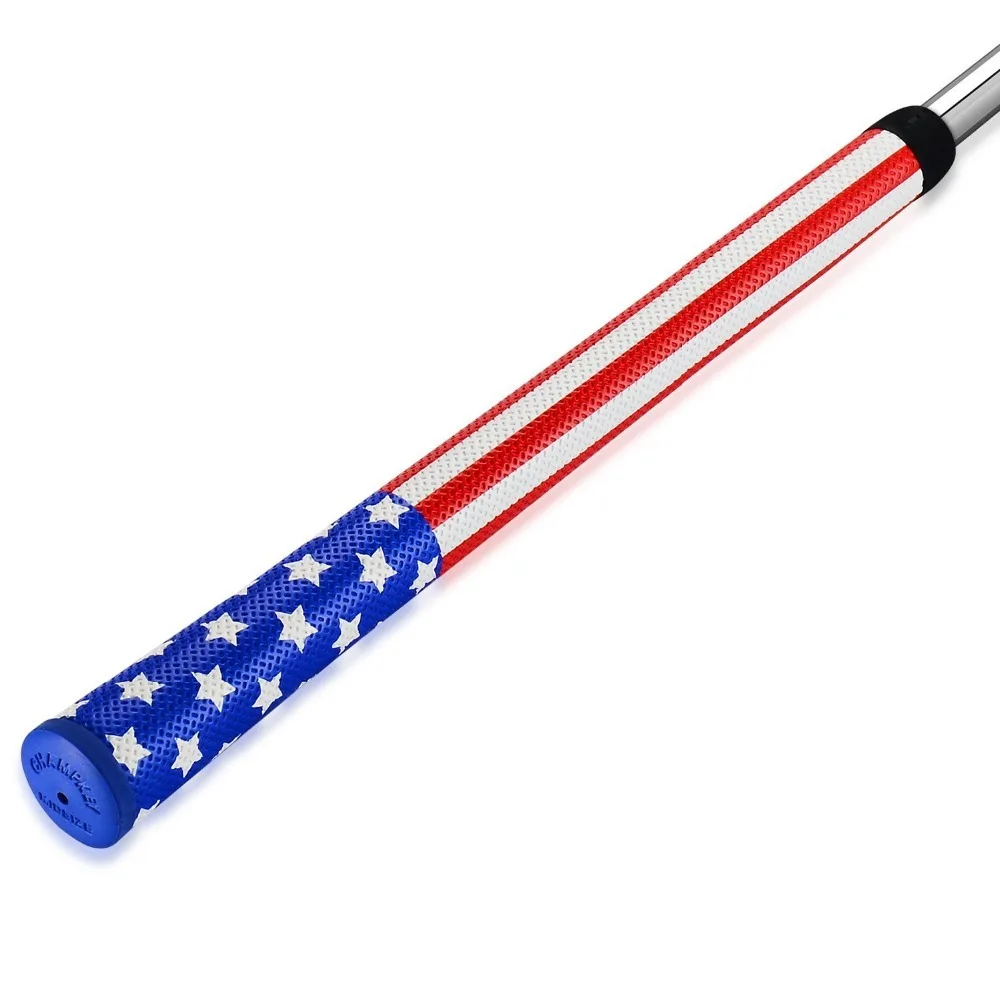 

New AVS Soft Golf Grips 13x Standard Midszie Oversize USA Flag Anti Slip Club Grips With 15PCS Tapes Free