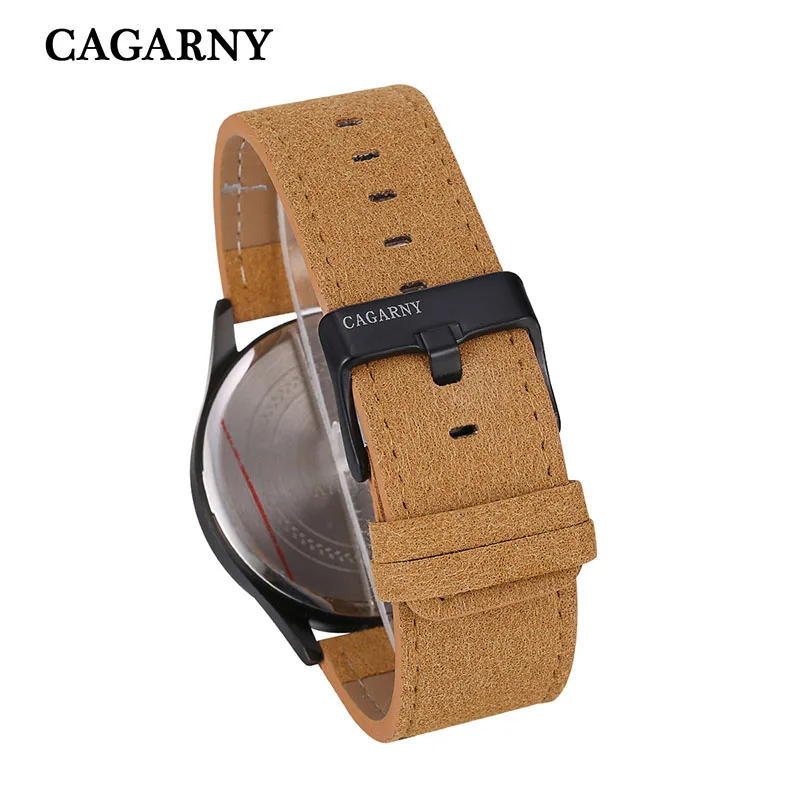  Casual Mens Watches Top Brand Luxury Men's Quartz Watch dress Sport Military Watches Men Leather CA