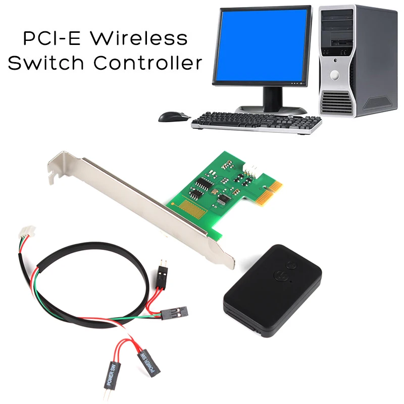 20M PCI E Desktop Remote Control Wireless Restart Switch