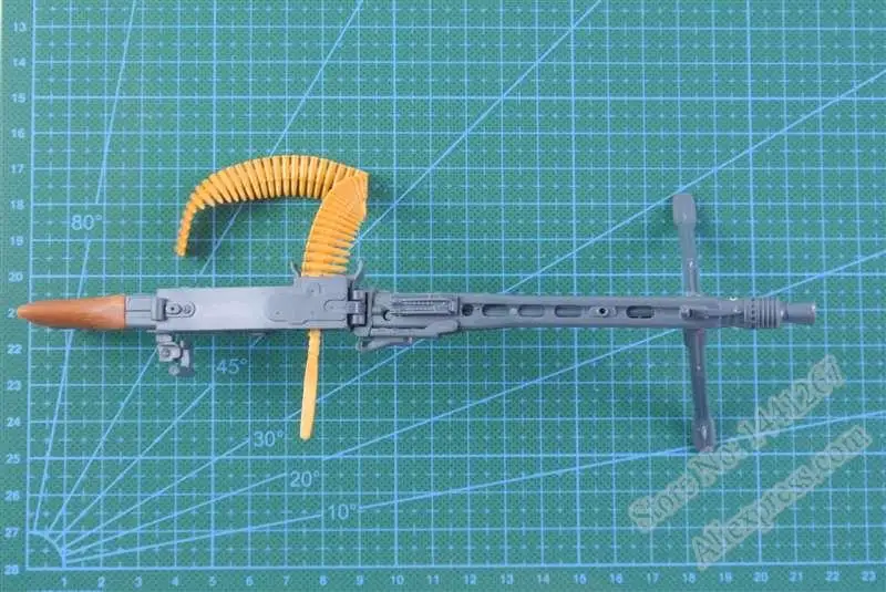 1:6 MG42 пулемет общего назначения, сборная модель пистолета, пластиковое оружие для 1/6 солдат, военные строительные блоки, игрушка