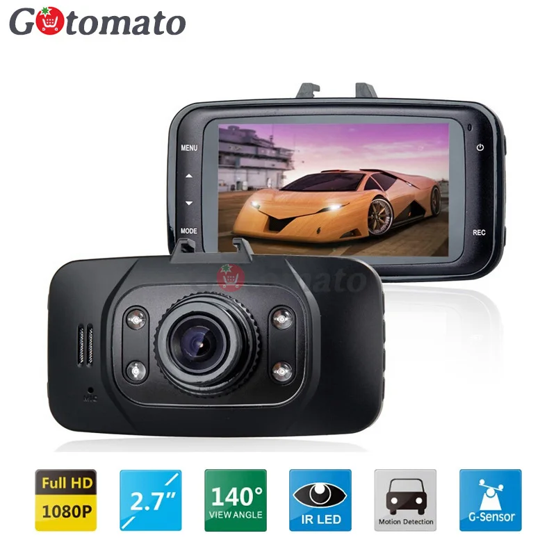 Gotomato GS8000L Full HD 1920x1080P GS8000 Car Camera Recorder 2 7 Inch TFT LCD G Sensor