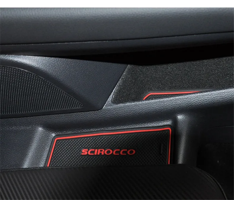 7 шт./компл. для Volkswagen Scirocco 2009 2016 автомобильные аксессуары 3D резиновый коврик