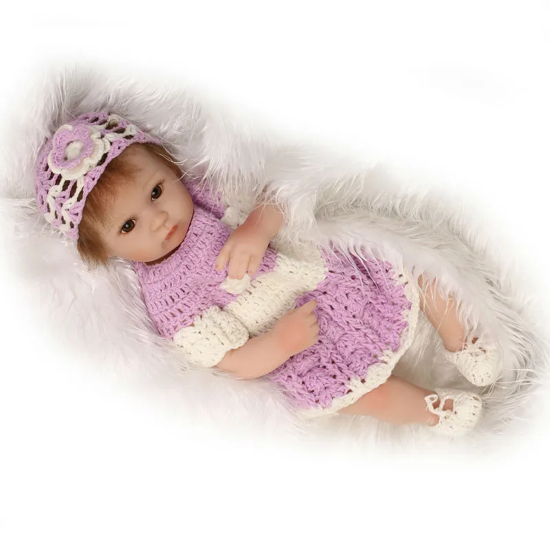 Ручной работы силикона Reborn Baby Doll игрушка Обувь для девочек принцесса подарки на день рождения играть дома перед сном игрушки Моделирование