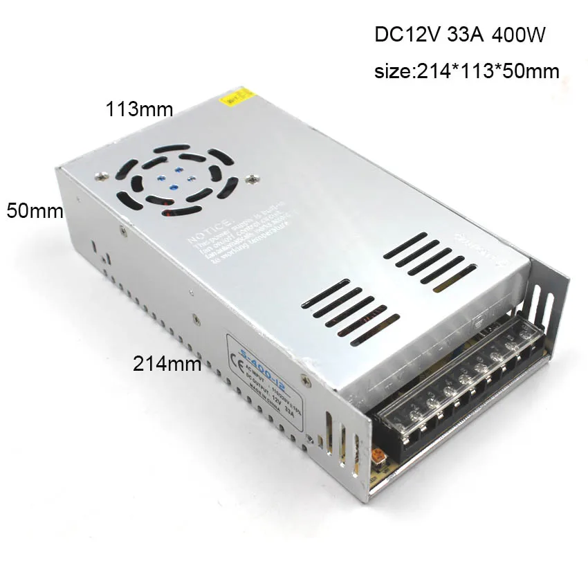 IKVVT DC 12 v Питание светодиодный трансформатор 5A 6.5A 8.5A 10A 20A 30A импульсный источник AC 110 V 220 V-12 v для светодиодный светодиодные полосы света