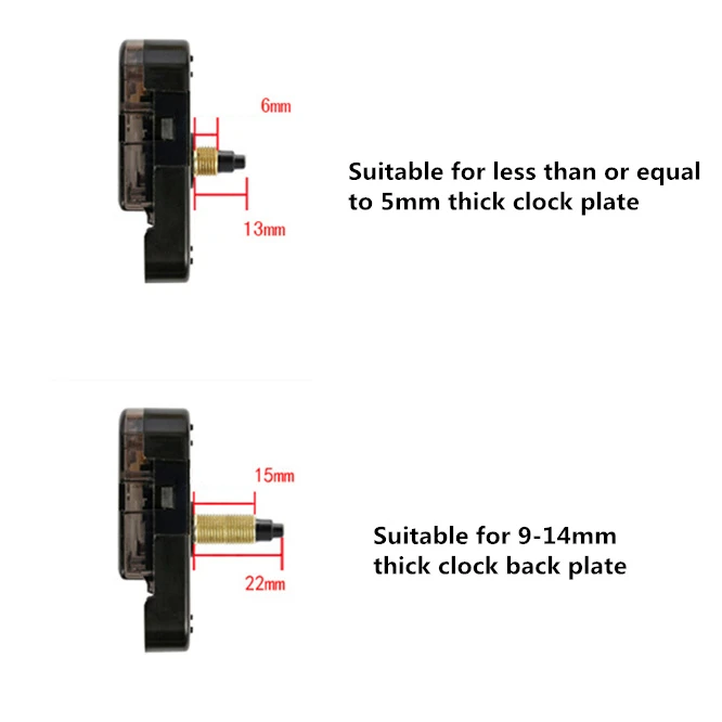 DIY Large Quartz Clock Mechanism Sun 12888 clock movement Step Clock movement Quartz Wall clock hands Accessory Parts