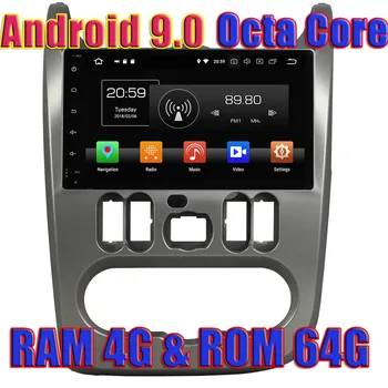 

WANUSUAL Android 9.0 Car GPS Navigation For Logan Sandero Duster 2015-2016 Player Radio NO DVD 2 Din Multimedia MP4 Video