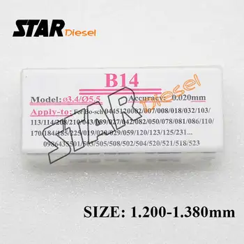 

B14 50 PCS common rail adjustment shim injector lift shim set and cr injectors washer Adjusting washer Size 1.2-1.38mm