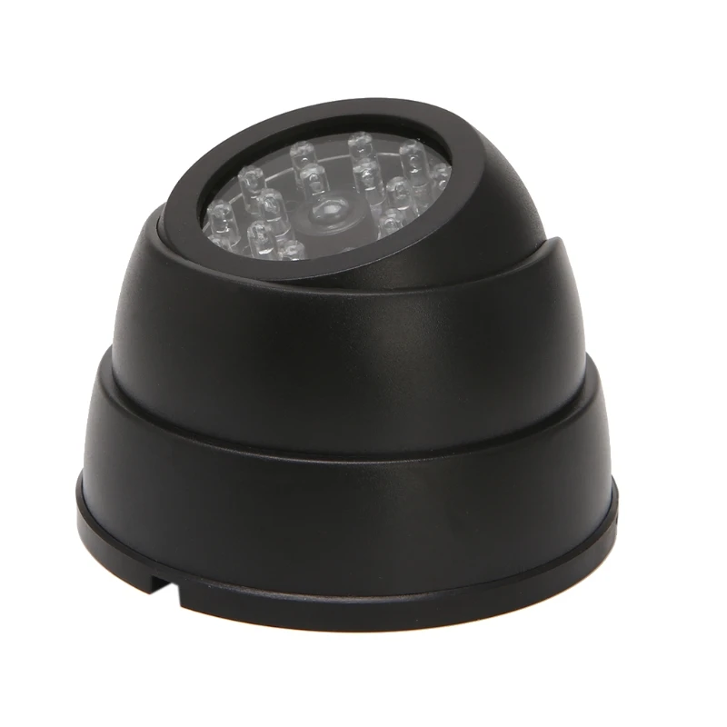 

Dummy Imitation Dome CCTV Security Camera False IR 20 LEDs Flashing Red Light