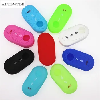 

AUTEWODE Silicone Car Key Cover For Alfa Myth 159 GTO Myth Giulietta Romeo 4C GTA CAR KEY CASE FOB 50PCS