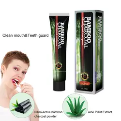 Лидер продаж бамбуковый уголь отбеливающая зубная паста черный уголь гигиена полости рта зубная паста уход за зубами