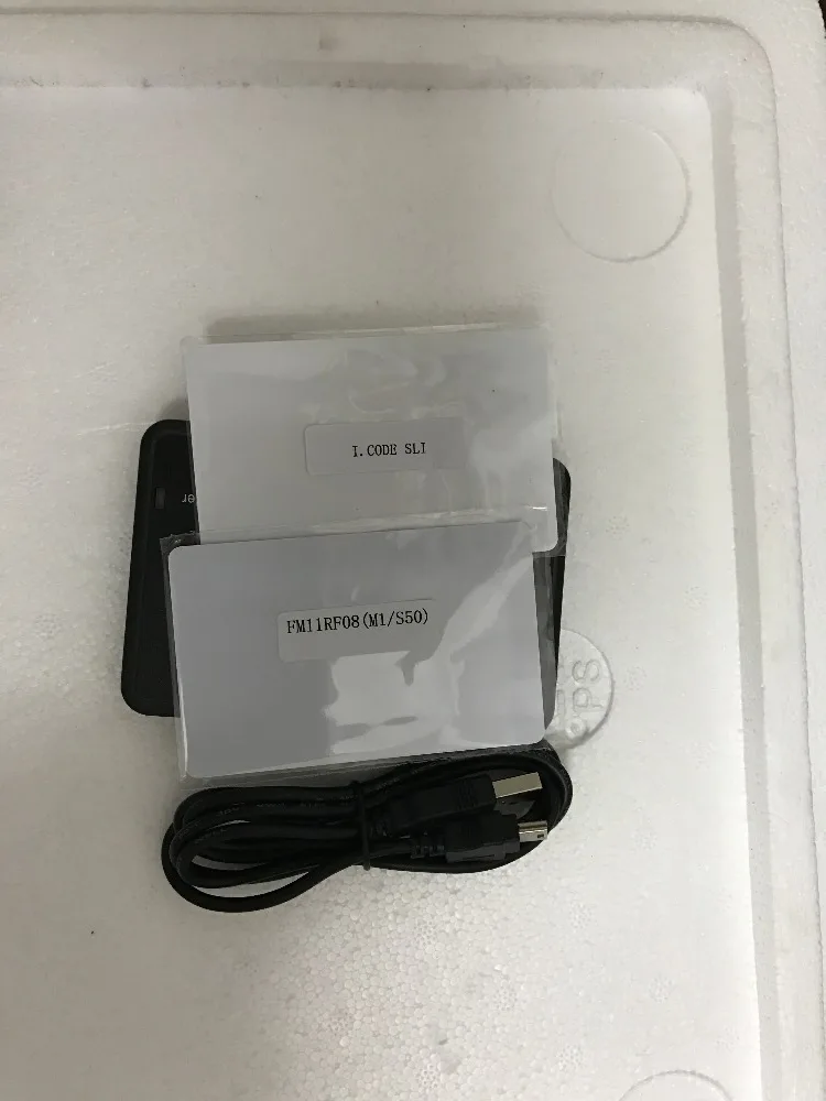13 56 МГц ISO 15693 RFID IC HF настольный считыватель/Писатель ISO144443A/B Бесплатная доставка