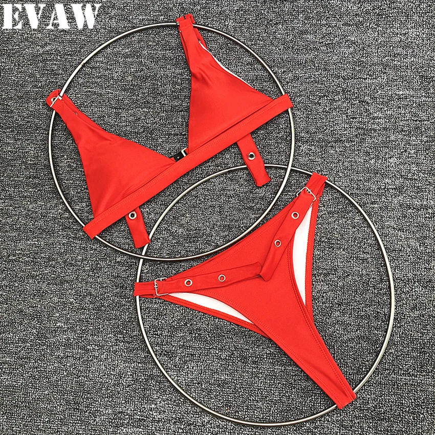 

Cheeky Red Sexy Thong Bikini Set Women Brazilian Cut Swim Suit Mini Micro Bikini Red Two Piece 2019 Swimwear Bathing Suit Women