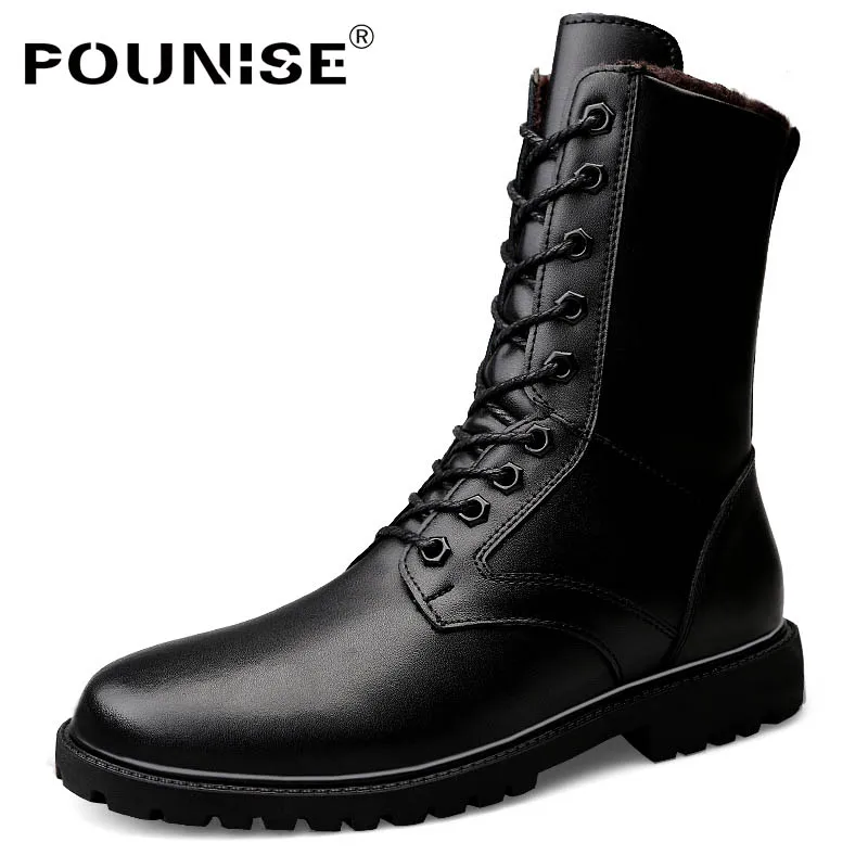 

Autumn Winter Outdoor Genuine Leather Men's Military Army Boots Desert Tactical Boot Shoes Combat Botas Tacticos Zapatos 38-48