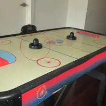 96 мм Воздушный хоккейный стол Войлок молоток толкача Goalies с 1 шт. 63 мм Шайба Черный YA88