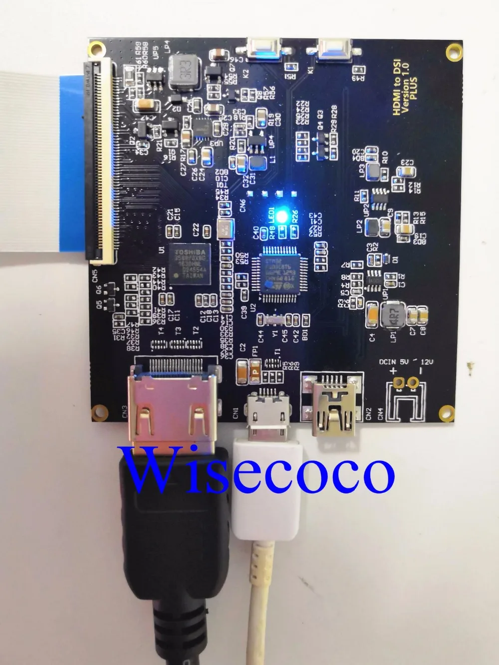 ЖК дисплей с двумя экранами 5 дюйма 4K 3840*2160 IPS 60 контактов плата контроллера MIPI для