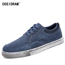 New Spring Autumn Men Shoes Canvas Non-leather Casual Shoes Solid Lace-Up Designer Male Footwear Students Boy Plimsolls RME-214