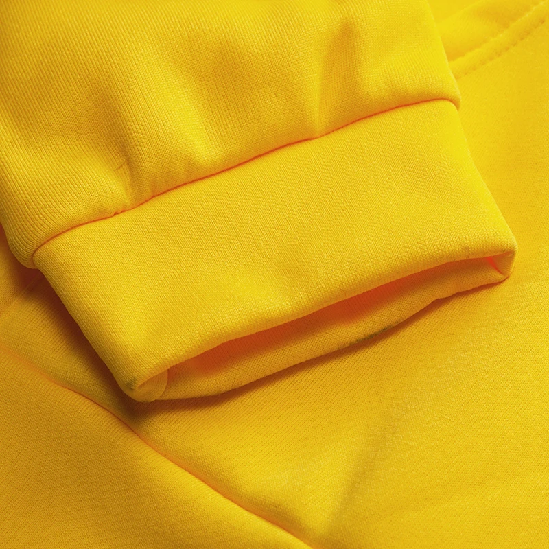 2019 New Yellow/black/white Casual HOODIE Hip Hop Street wear Sweatshirts Skateboard Men/Woman Pull