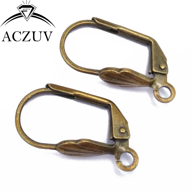 1000piece Antique Bronze 10x17mm French Leverback Earring Hooks