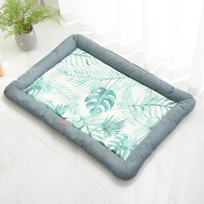 

Summer Breathable Cat Litter Dog Teddy Cool Nest Mat Ice Silk Kennel Pet Mat Luxury Dog Bed Blanket Dog Cooling Mat