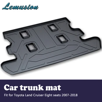 

1Set Car Cargo rear trunk mat For Toyota Land Cruiser J200 8 Seats 2007-2018 Styling Boot Liner Tray Anti-slip mat Accessories