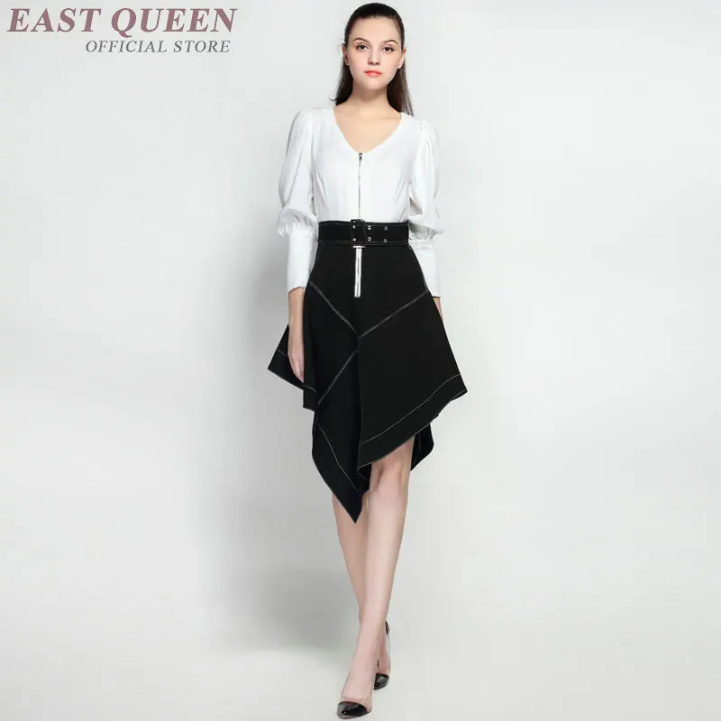 

Женское асимметричное платье, элегантное деловое асимметричное платье миди с поясом для офиса, Повседневная Уличная одежда DD408 F