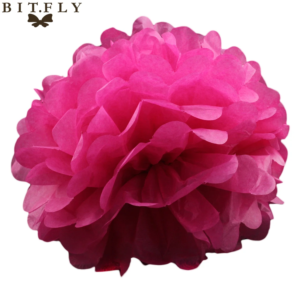 10pcs/set Wedding Decorative 20cm(8")Props Supplies Tissue Paper Pom
