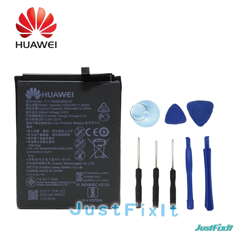 HB386280ECW Hua Wei сменная батарея для телефона 3100 мАч huawei honor 9 Ascend P10 высококачественные