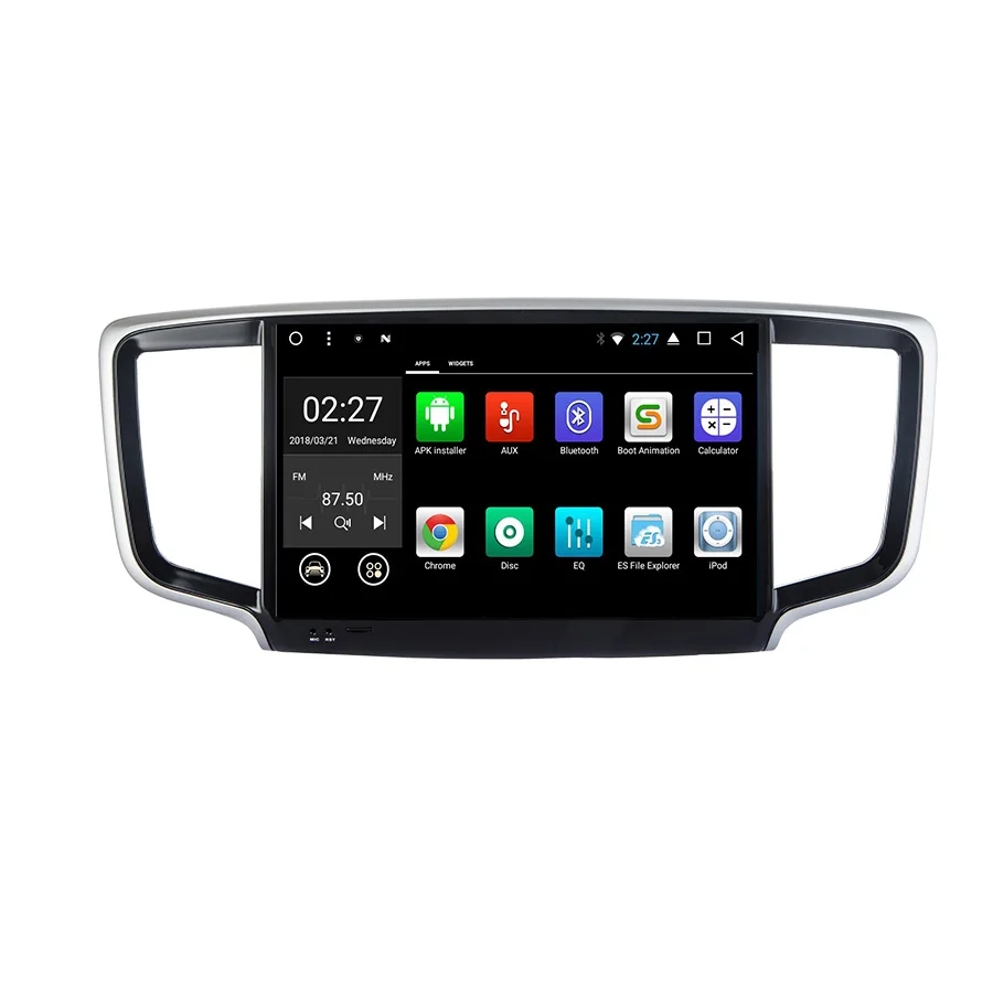 Sale Asvegen Touch Screen Android 7.1 Quad Core Car Auto WIFI Vedio Radio Multimedia Player GPS Navigation For Honda Odyssey 2015 1