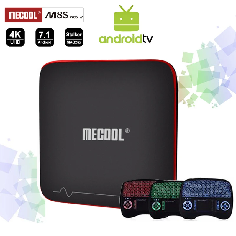 

MECOOL M8S PRO W Smart TV Box android 7.1 H.265 Amlogic S905W Quad Core ram 1GB DDR3 rom 8GB 2.4G WiFi 4K UHD Movie set top box