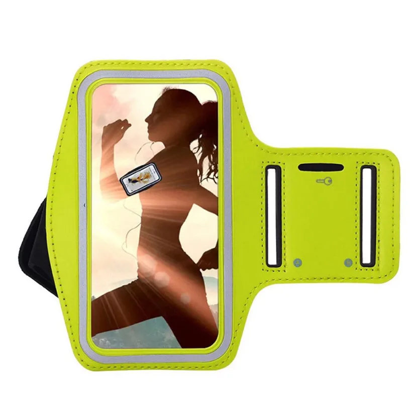Повязка на руку для спортзала бега спорта чехол для браслета чехол для samsung Galaxy Note 8/S8 Прямая 0829 - Цвет: Yellow