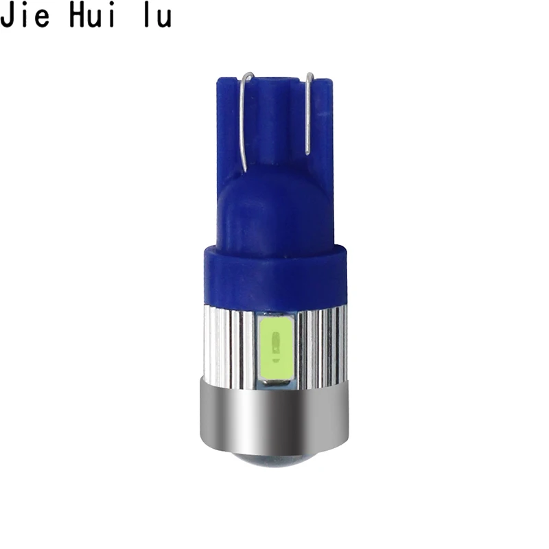 T10 501 супер яркая 6 SMD 5630 Светодиодная линза для проектора авто клиновидная лампа