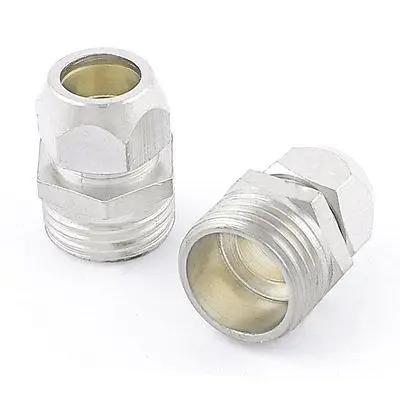 

1/2" PT Male Threaded 12mm Hose Adapter Hose Quick Joint Connector 2 Pieces
