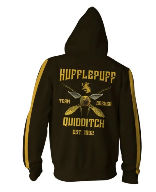 Gryffindor Slytherin Hufflepuff RavenclawCostume мужские и женские 3D толстовки с капюшоном, модные пуловеры, спортивные толстовки для косплея