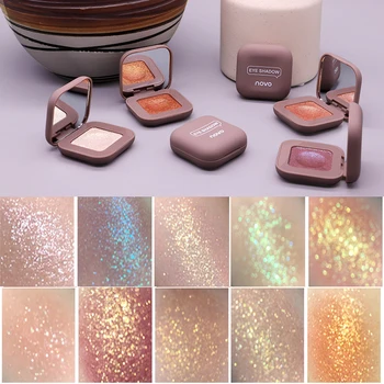 

Glitter Shimmer Eye Shadow Festivel Single Color Nude Pigment Easy to Wear Eyes Makeup Professional Make Up Blue Eyeshadow