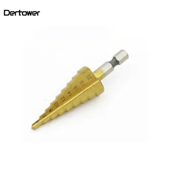 

1pcs/4-20mm High Speed Steel Drill Bits Metal Center Drilling Steel Step Drill Bit Hand Tool Metal Hole Opener