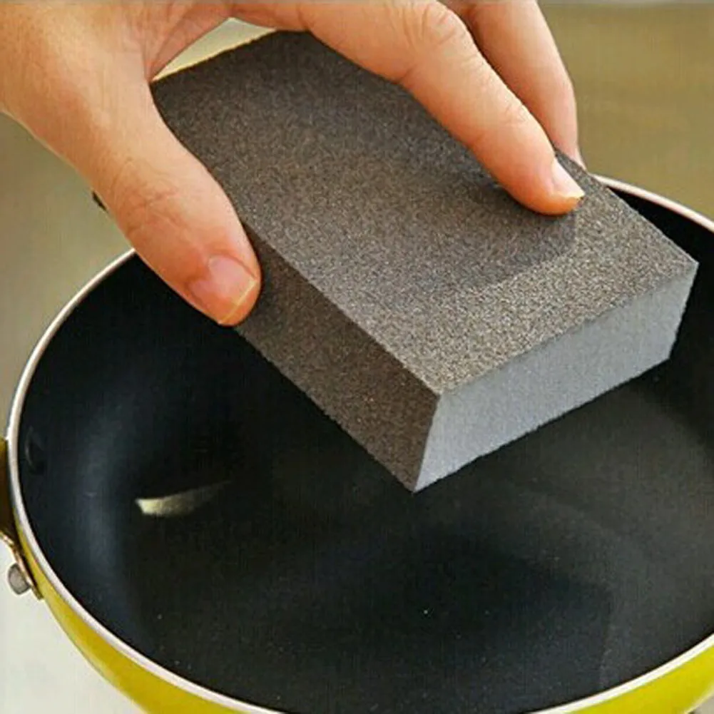 Magic Sponge Eraser Carborundum Removing Rust Cleaning Brush Descaling Clean Rub for Cooktop Pot Kitchen Dish Clean Sponge 5Pcs kitchen cleaning sponge