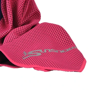 

Blue Sports Towel With Bag Cool Ice Soft Handdoeken Tollas Golf Towels Quick Drying Micro Fiber Towel Fabric Towels Sport QQC275