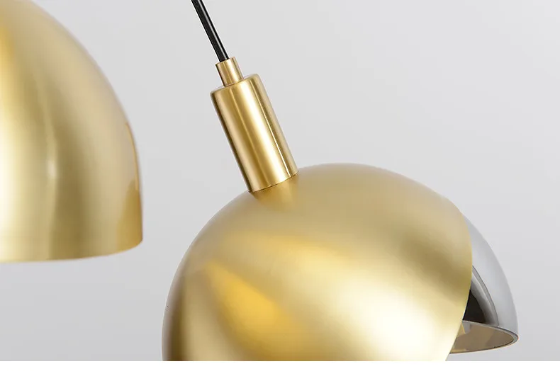 Скандинавские подвесные светильники металл золото hanglamp подвесные светильники для лобби Обеденная блеск кухонный светильник закрепленный