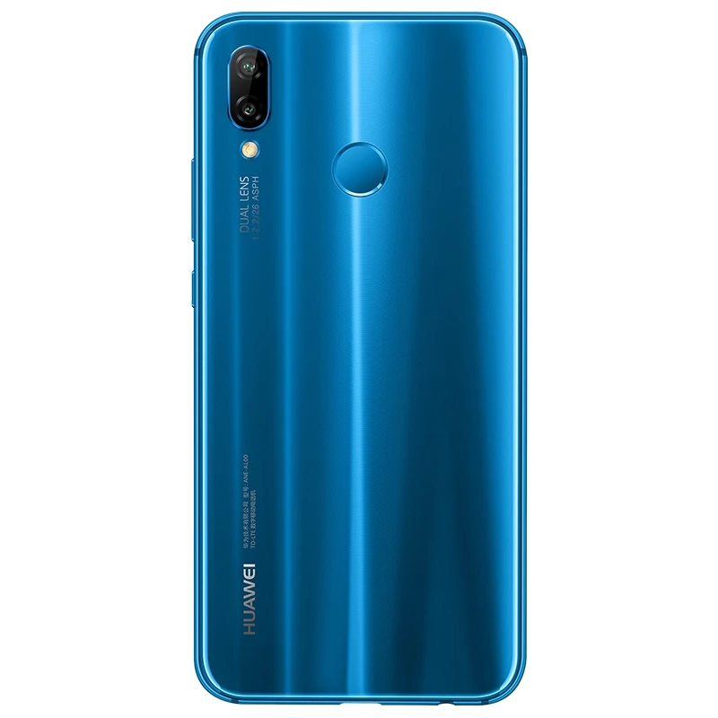 Huawei P20 Lite, глобальная прошивка, NOVA 3E, смартфон с функцией распознавания лица, 5,84 дюймов, полный экран, Android 8,0, стеклянный корпус, фронтальная камера 24 МП