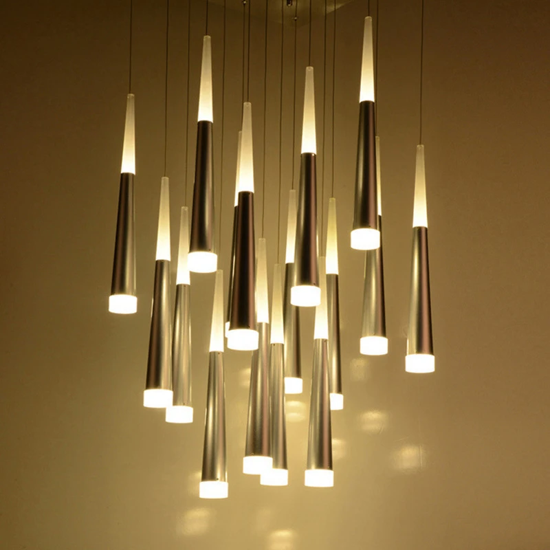 long drop pendant light fittings