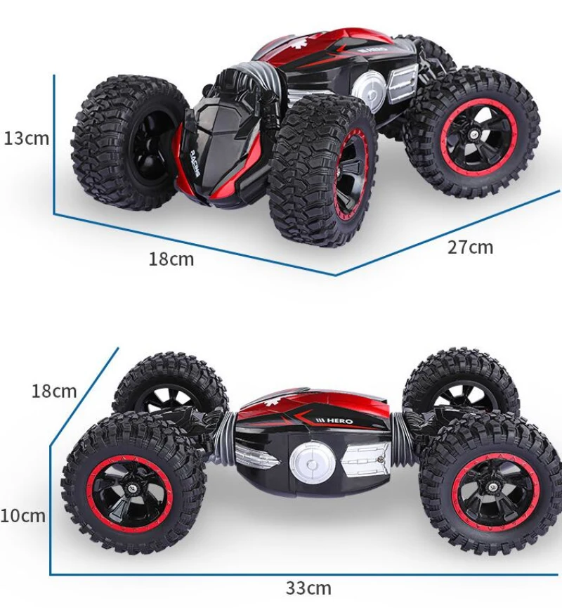 Трюк двухсторонний деформационный пульт дистанционного управления Внедорожник 4WD привод Bigfoot твист скалолазание по бездорожью RC автомобиль подарок для мальчика