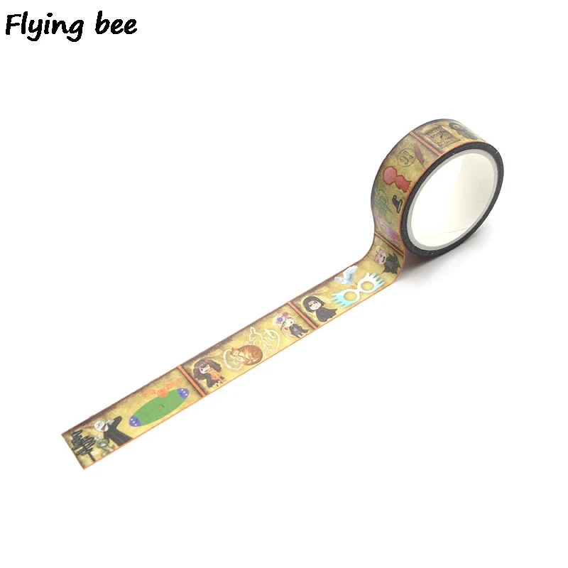 Flyingbee 15Mmx5M Wizard Student Washi Tape Paper Diy Decorative Adhesive Stationery Cool Masking Tapes Supplies X0288 huismerk kopen in de aanbieding Flyingbee 15Mmx5M Wizard Student Washi Tape Paper Diy Decorative Adhesive Stationery Cool Masking Tapes Supplies X0288 huismerk kopen in de aanbieding