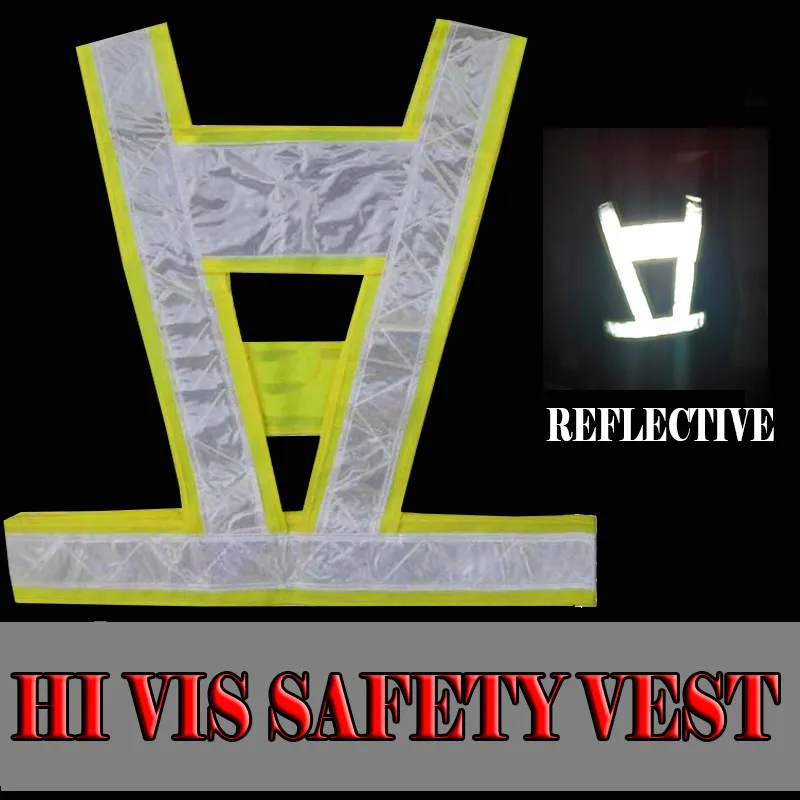 Spardwear مرحبا فيس عاكس السلامة v الصدرية مع كريستال شعرية للرجال النساء ليلا سلامة العمل v-سترة شحن مجاني