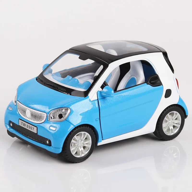 

1:32 Mini Smart ForTwo Model Vehicle Alloy Metal Diecast Car Model Collection Gift Cars Toys for Children Kids