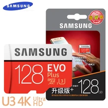 SAMSUNG EVO+ Micro SD 32G SDHC 80 МБ/с. класс 10 карта памяти C10 UHS-I TF/SD карты транс флэш SDXC 64GB 128GB