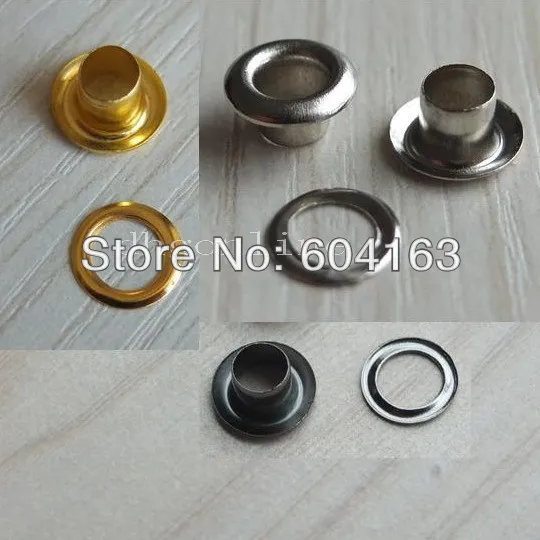 300 Grommet Eyelets Canvas Clothes Leather Self Backing 3/16" 4mm