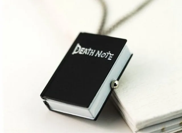 Death Note Bronze Chain Pocket Watch Necklace