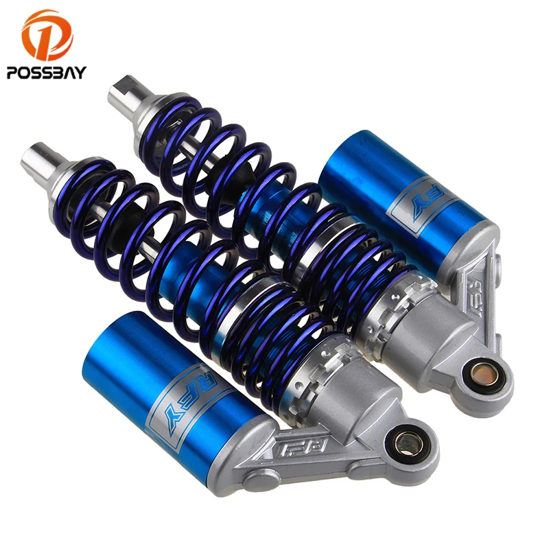 

POSSBAY Black Gold Red Sliver 340mm Motorcycle Rear Air Shock Absorbers Suspension for Honda Yamaha Suzuki Accessories