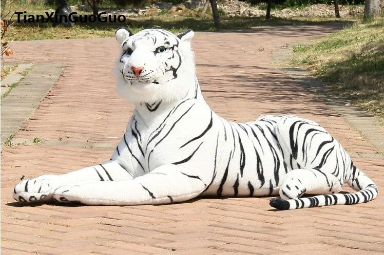 large-85cm-white-prone-tiger-plush-toy-artificial-tiger-soft-doll-throw-pillow-birthday-gift-b2739